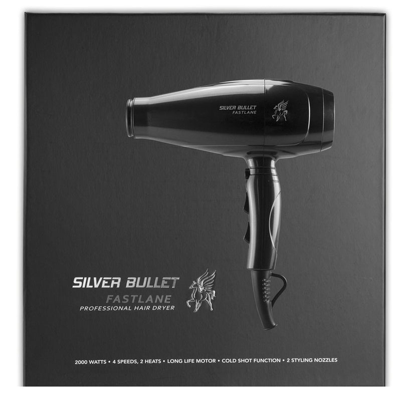 Silver Bullet Fastlane Hair Dryer Black